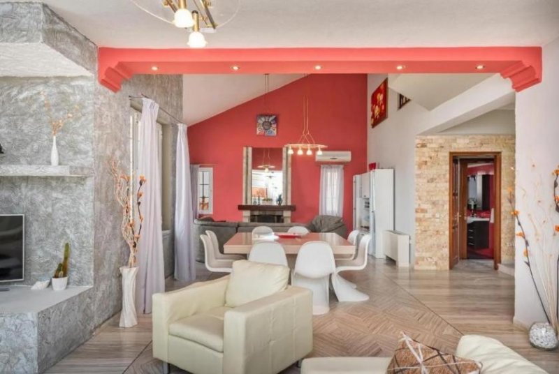 Maleme Kreta, Maleme: Elegante Villa in Strandnähe mit Panoramablick aufs Meer zu verkaufen Haus kaufen